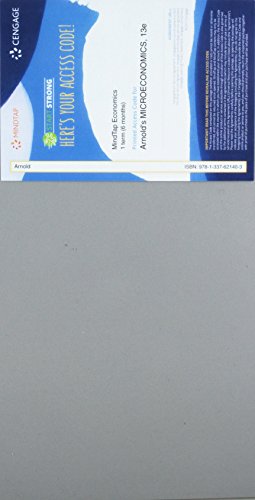 MindTap Economics, 1 term (6 months) Printed Access Card for Arnold's Microeconomics, 13th