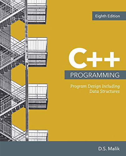 MindTap Computer Science, 1 term (6 months) Printed Access Card for Malik's C++ Programming: Program Design Including Data Structures, 8th