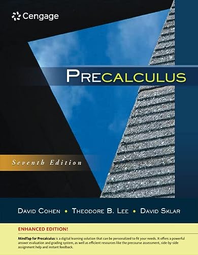 WebAssign Printed Access Card for Cohen/Lee/Sklar's Precalculus, Single-Term, 7th