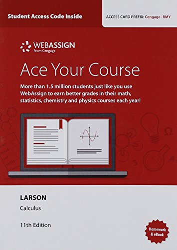 WebAssign Printed Access Card for Larson/Edwards' Calculus, Multi-Term