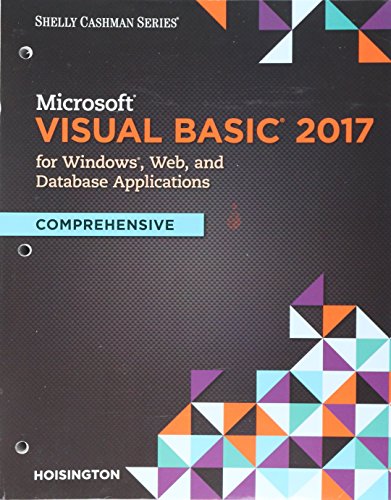 Microsoft Visual Basic Windows Web Windows Store & Database Apps, Loose-leaf Version