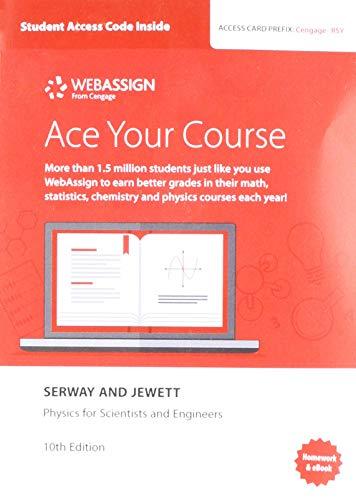 WebAssign Printed Access Card for Serway/Jewett's Physics for Scientists and Engineers, 10th, Single-Term