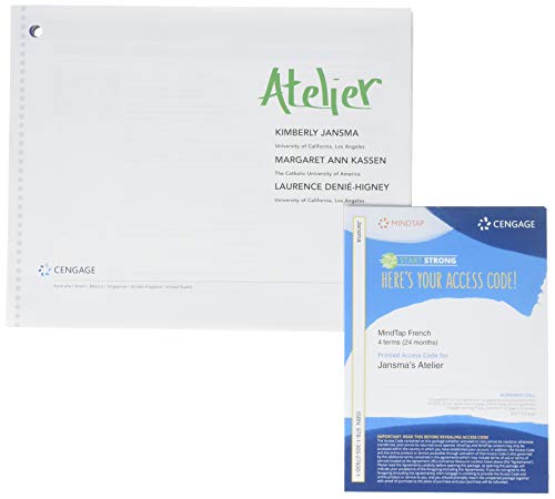 Bundle: Atelier, Student Edition, Loose-leaf Version + MindTap French, 4 terms (24 months) Printed Access Card