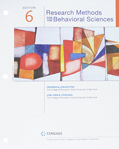 Bundle: Research Methods for the Behavioral Sciences, Loose-Leaf Version, 6th + MindTap Psychology, 1 term (6 months) Printed Access Card