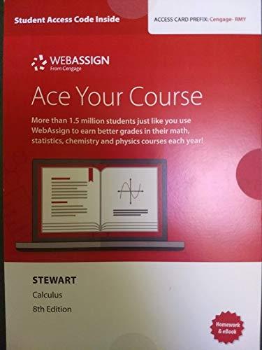WebAssign Printed Access Card for Stewart's Calculus, 8th Edition, Multi-Term