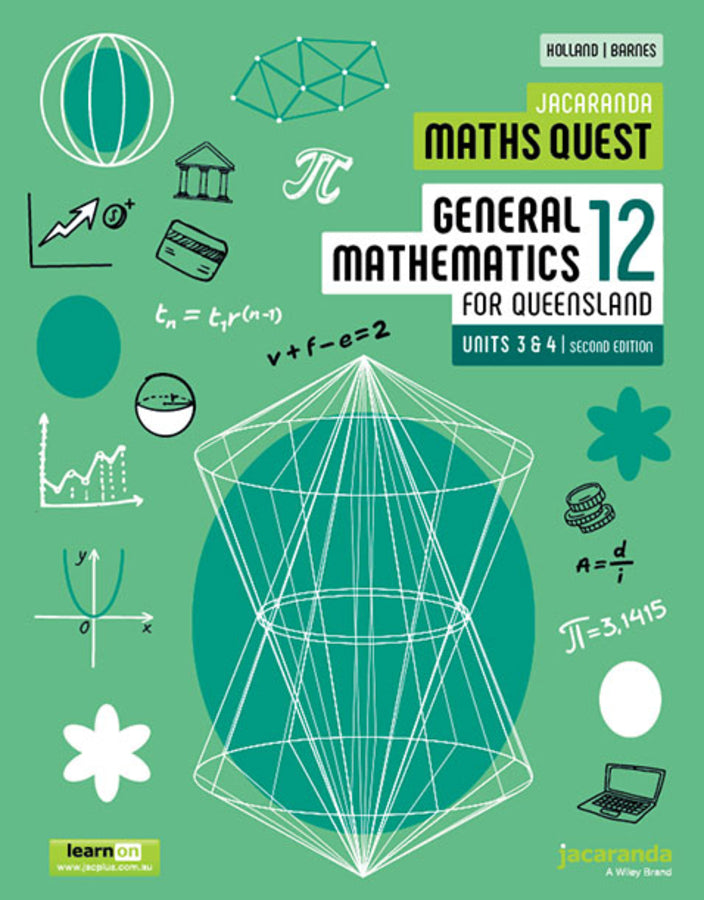 Jacaranda Maths Quest 12 General Mathematics Units 3 and 4 for Queensland, 2e learnON & Print