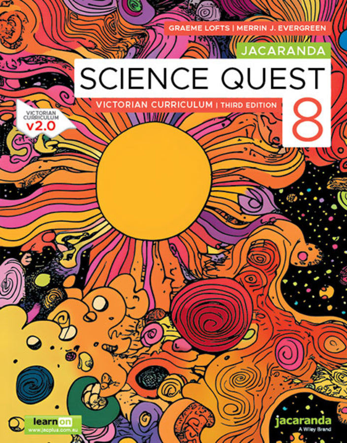 Jacaranda Science Quest 8 Victorian Curriculum, 3e learnON & Print
