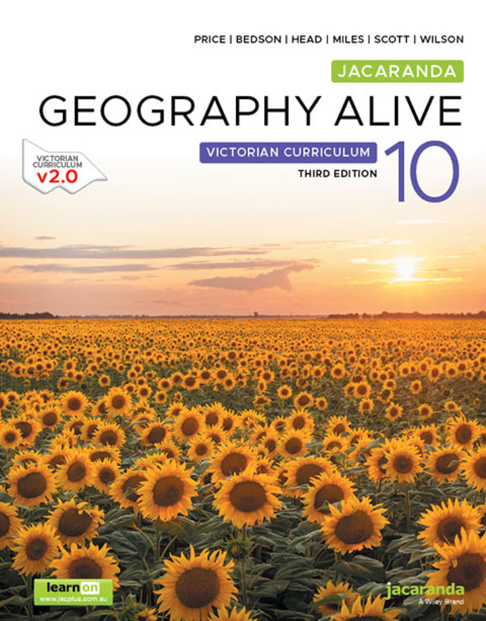 Jacaranda Geography Alive 10 Victorian Curriculum, 3e learnON and Print