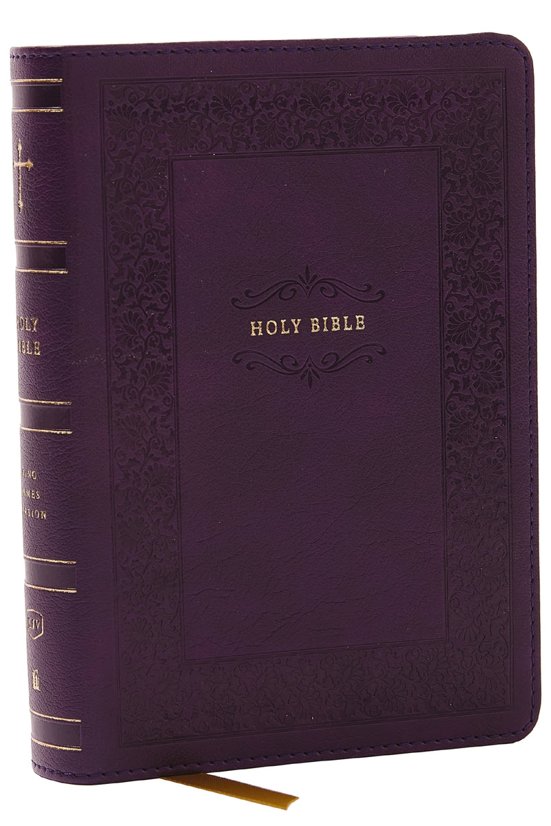 KJV Holy Bible: Compact with 43,000 Cross References, Purple Leathersoft, Red Letter, Comfort Print: King James Version