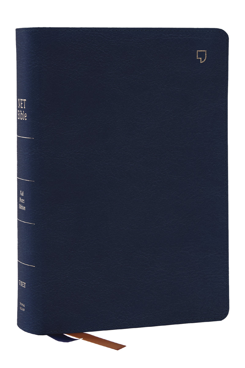 NET Bible, Full Notes Edition (NET, Blue Leathersoft, Comfort Print, Thumb Indexed): Holy Bible