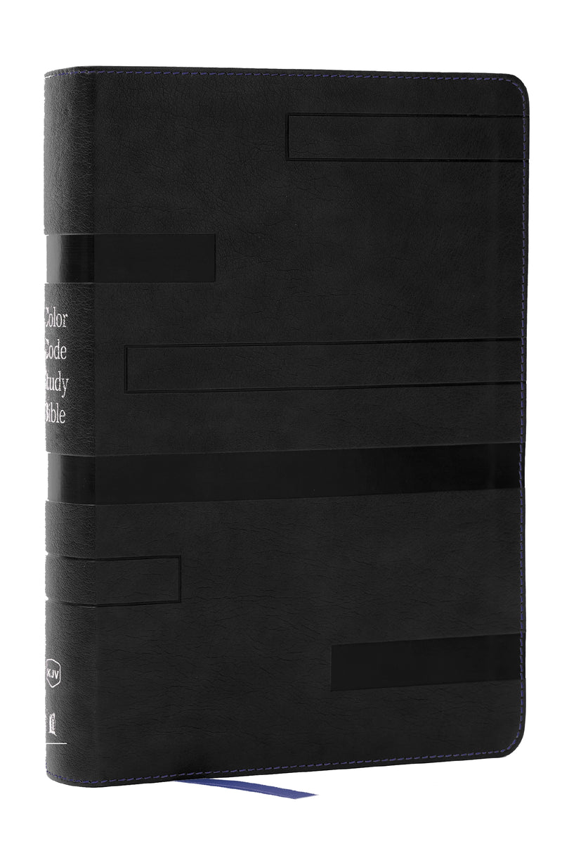 Color Code Study Bible, Revealing God's Truth Color by Color (KJV, Black Leathersoft, Red Letter, Thumb Indexed)