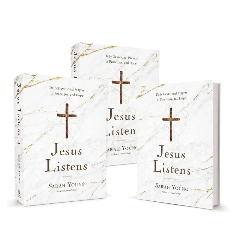 Jesus Listens, 3-pack: Daily Devotional Prayers of Peace, Joy, and Hope (A 365-Day Prayer Book)