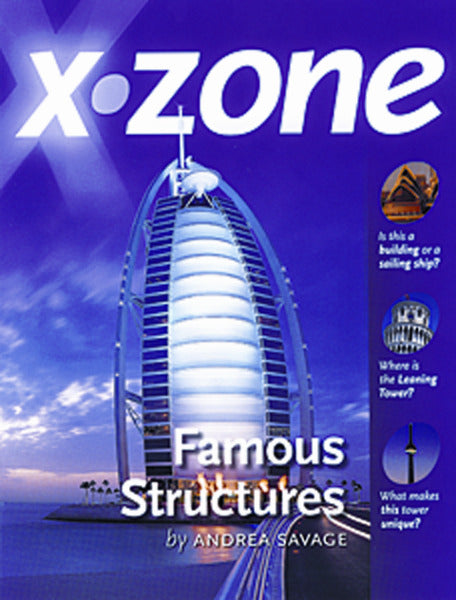X Zone Level Q Set 4 Famous Structures 6 Pack
