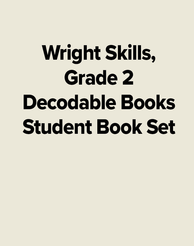 Wright Skills Grade 2 Decodable Books Student Book Set
