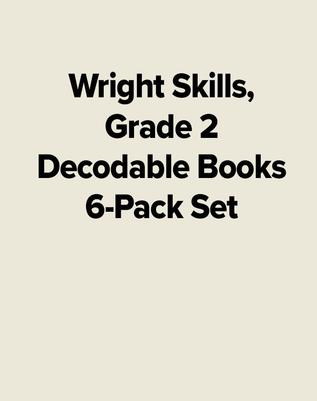 Wright Skills Grade 2 Decodable Books 6 Pack Set