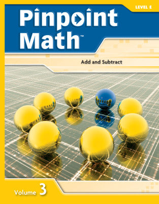 Pinpoint Math Grade 5 Level E Student Booklet Volume Iii