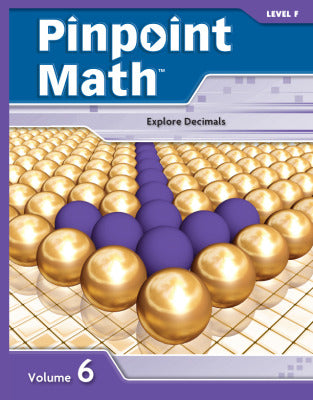 Pinpoint Math Grade 6 Level F Student Booklet Volume Vi