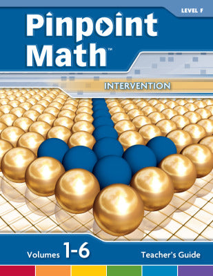 Pinpoint Math Grade 6 Level F Teachers Guide