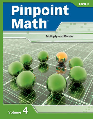 Pinpoint Math Grade 5 Level E Student Booklet Volume Iv 5 Pack