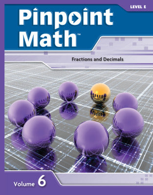 Pinpoint Math Grade 5 Level E Student Booklet Volume Vi 5 Pack
