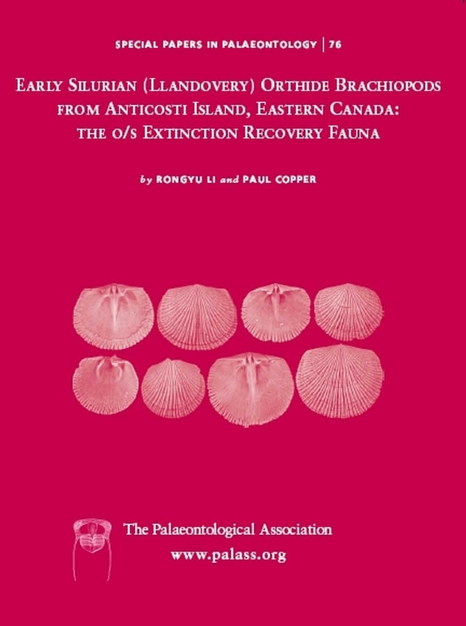 Special Papers in Palaeontology, Early Silurian (Llandovery) Orthide Brachiopods from Anticosti Island, Eastern Canada