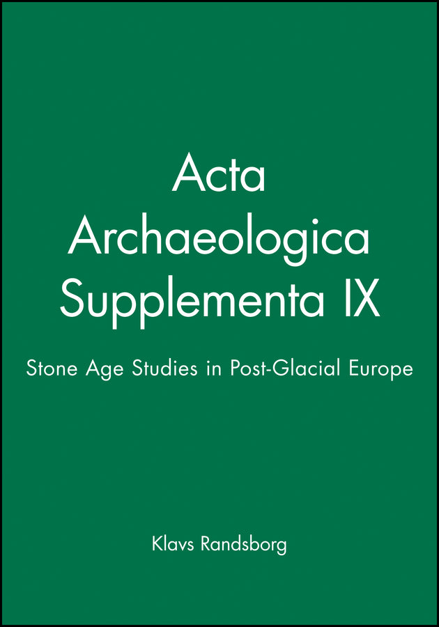 Acta Archaeologica Supplementa IX