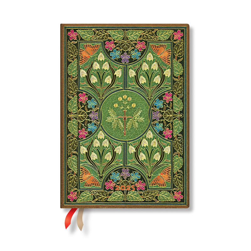 2025 Poetry in Bloom Midi Horizontal Hardcover 12-Month, 160pg, 100GSM, 2025 Planner by Paperblanks (Poetry in Bloom)
