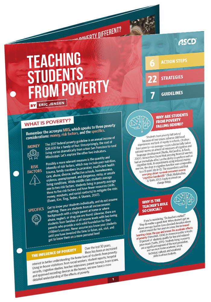 Teaching Students from Poverty (Quick Reference Guide 25-Pack)