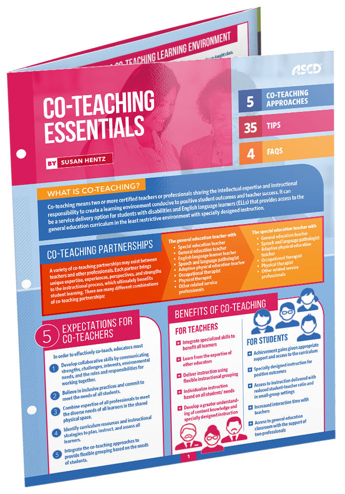 Co-Teaching Essentials (Quick Reference Guide 25-Pack)