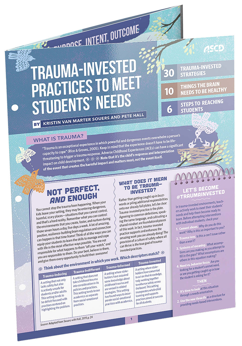 Trauma-Invested Practices to Meet Students' Needs (Quick Reference Guide)