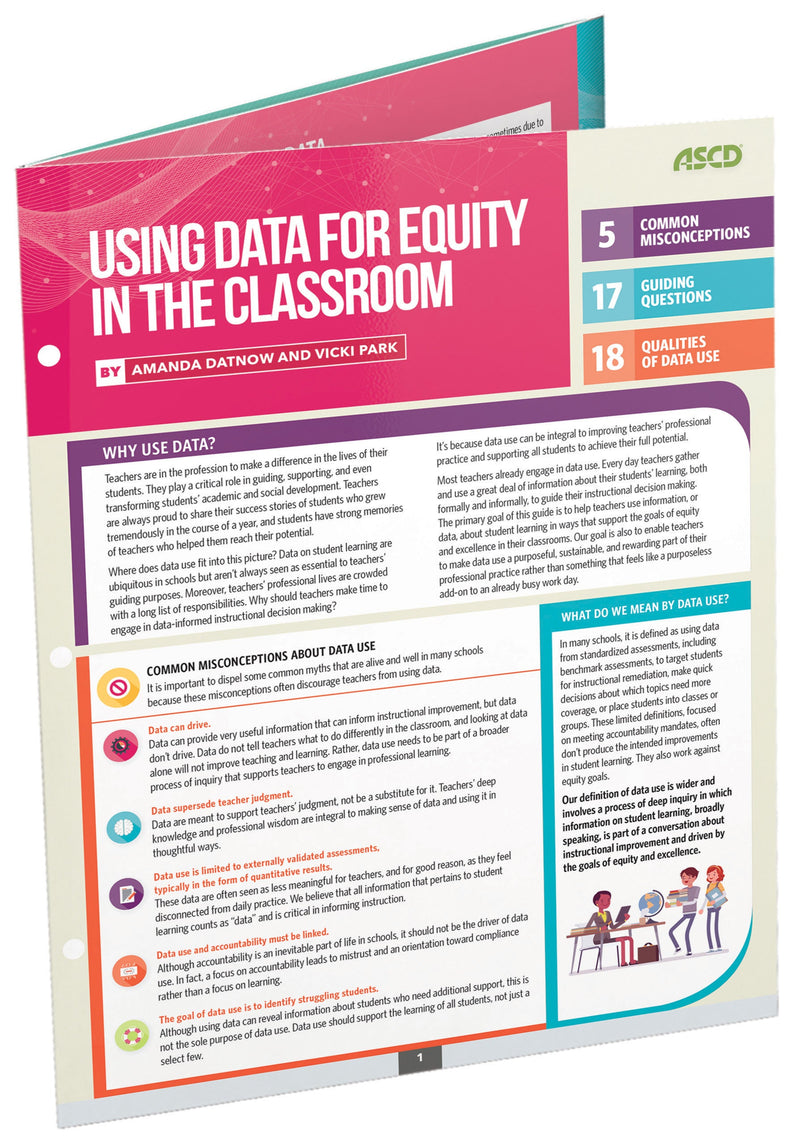 Using Data for Equity in the Classroom (Quick Reference Guide 25-Pack)