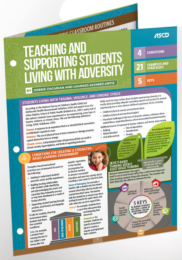 Teaching and Supporting Students Living with Adversity (Quick Reference Guide 25-Pack)