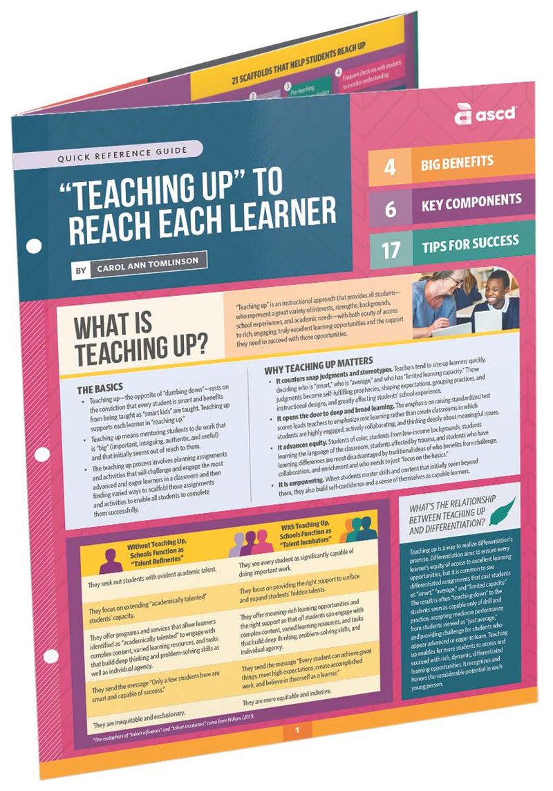 "Teaching Up" to Reach Each Learner (Quick Reference Guide)