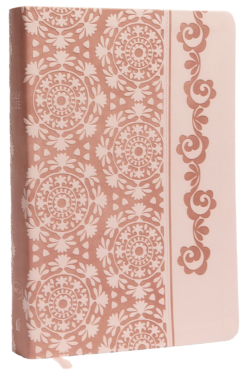 NKJV, Devotional Bible For Women, Leathersoft, Pink: Pink Edition