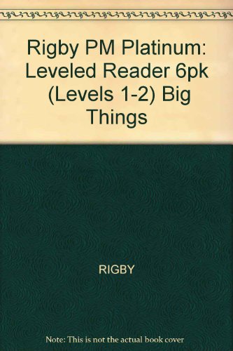 Rigby PM Platinum Collection Leveled Reader 6pk Magenta (Levels 1-2) Big Things