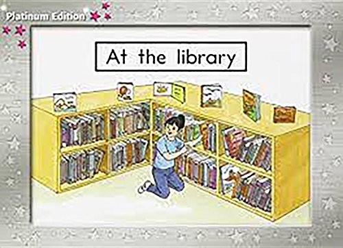 Rigby PM Platinum Collection Leveled Reader Bookroom Package Magenta (Levels 1-2) At the Library