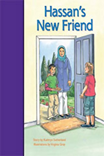 Rigby PM Stars Bridge Books Leveled Reader 6pk Purple Hassan's New Friend