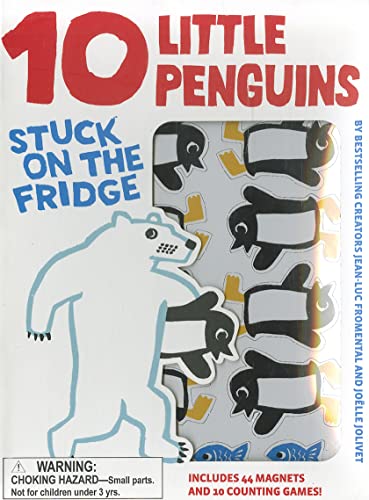 10 Little Penguins Stuck On The Fridge