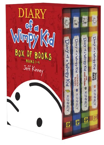 Diary Of A Wimpy Kid Box Of Books 1 4