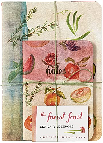 Forest Feast Notebooks Set Of 3