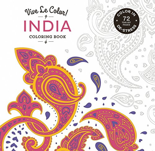 Vive Le Color India Adult Coloring Book