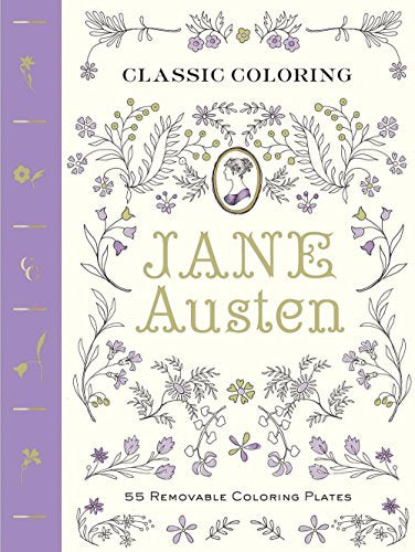 Classic Coloring Jane Austen Adult Coloring Book