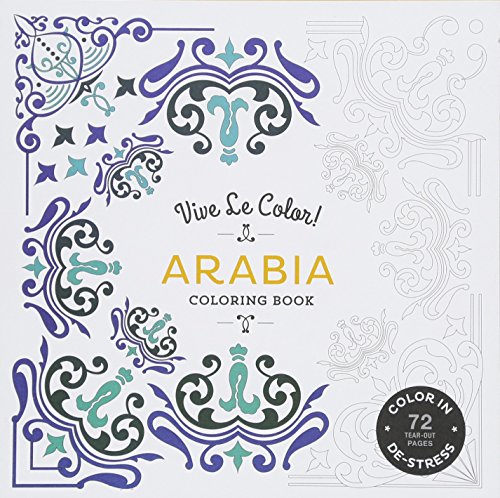Vive Le Color Arabia Adult Coloring Book