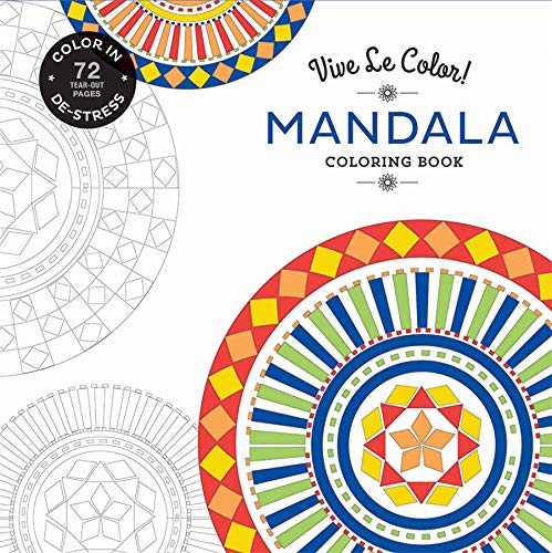 Vive Le Color Mandala Adult Coloring Book