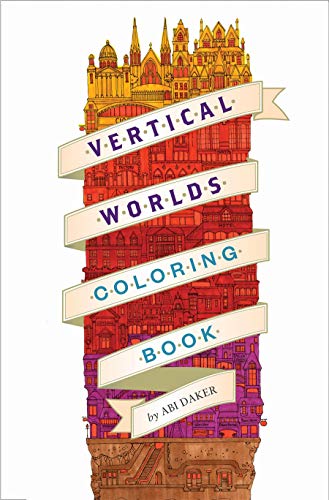 Vertical Worlds Adult Coloring Book