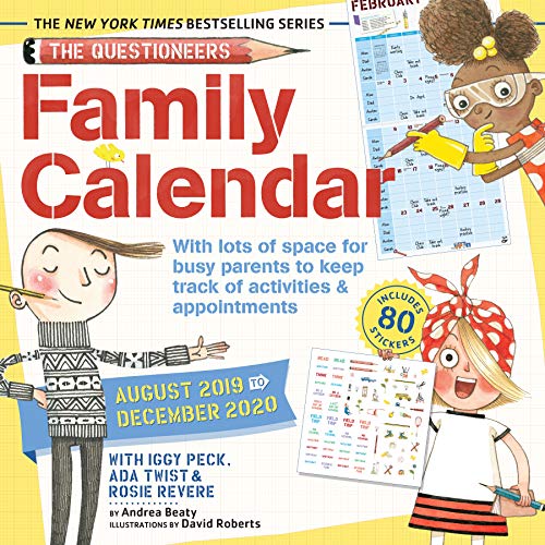 Questioneers Family Planner 2020 Wall Calendar