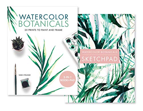 Watercolor Botanicals 2 Books In 1
