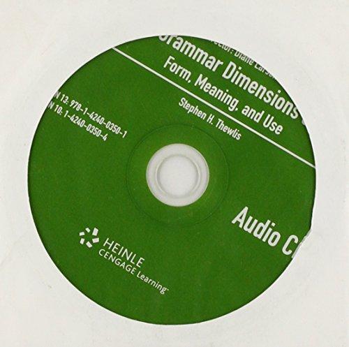 Grammar Dimensions 3: Audio CD