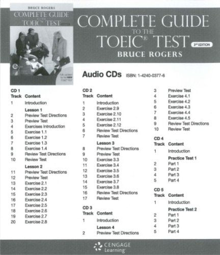 The Complete Guide to the TOEIC Test: Audio CDs (5)