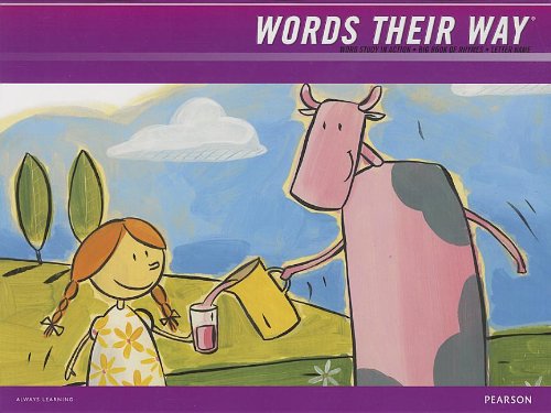 WORDS THEIR WAY 2012 WORD STUDY IN ACTION DEVELOPMENTAL MODEL LETTER NAME BIG BOOK OF RHYMES [Paperback] Celebration Press